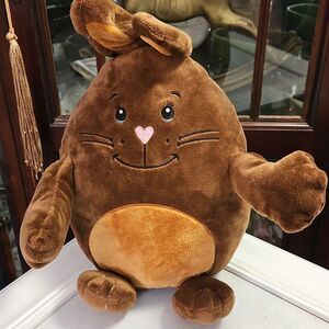 Progressive Booker Brown Plush Egg Shaped Bunny Stuffed Animal
